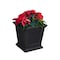 Mayne Fairfield 16x16 Square Planter - Black 5887-B - alternate 1